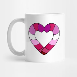 Candy Cane Pride Mug